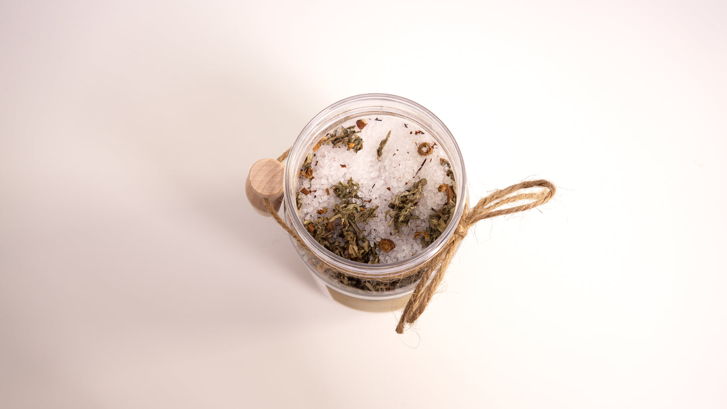 Inner Balance | Bath Salt | Mugwort + Licorice + Rooibos Bath Tea