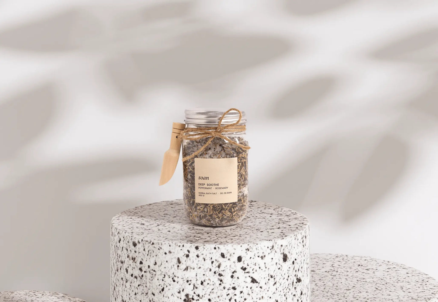 Deep Soothe | Bath Salt | Peppermint + Green Tea + Eucalyptus Herbal Bath Soak - soan