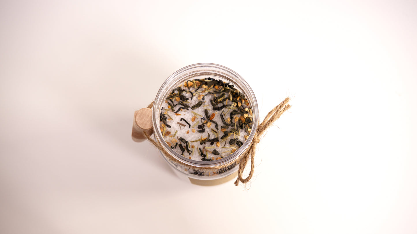 Fresh Flow | Bath salts | Orange Peel + Rosemary + Black Tea Bath Tea Soak