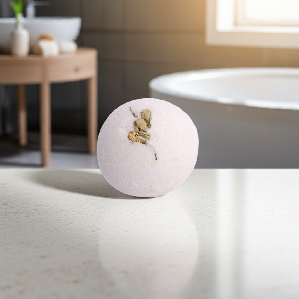 Jasmine Bubble Bath Bomb | Milk Bath Bomb | Bath Fizzy