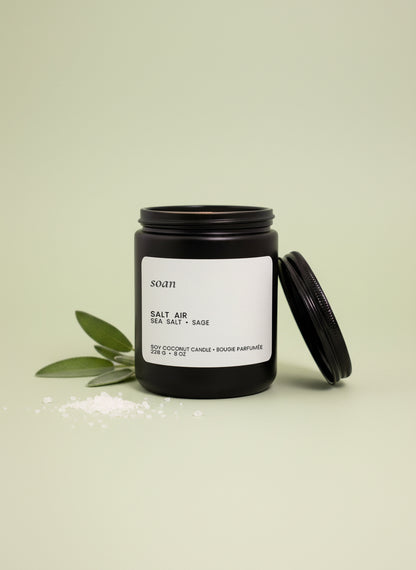 Salt Air – Sea Salt & Sage Soy Candle