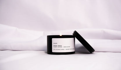 Soy Candle | 8oz | Matte Metal Tin | Cotton Wick | Soy-Coconut Wax Blend