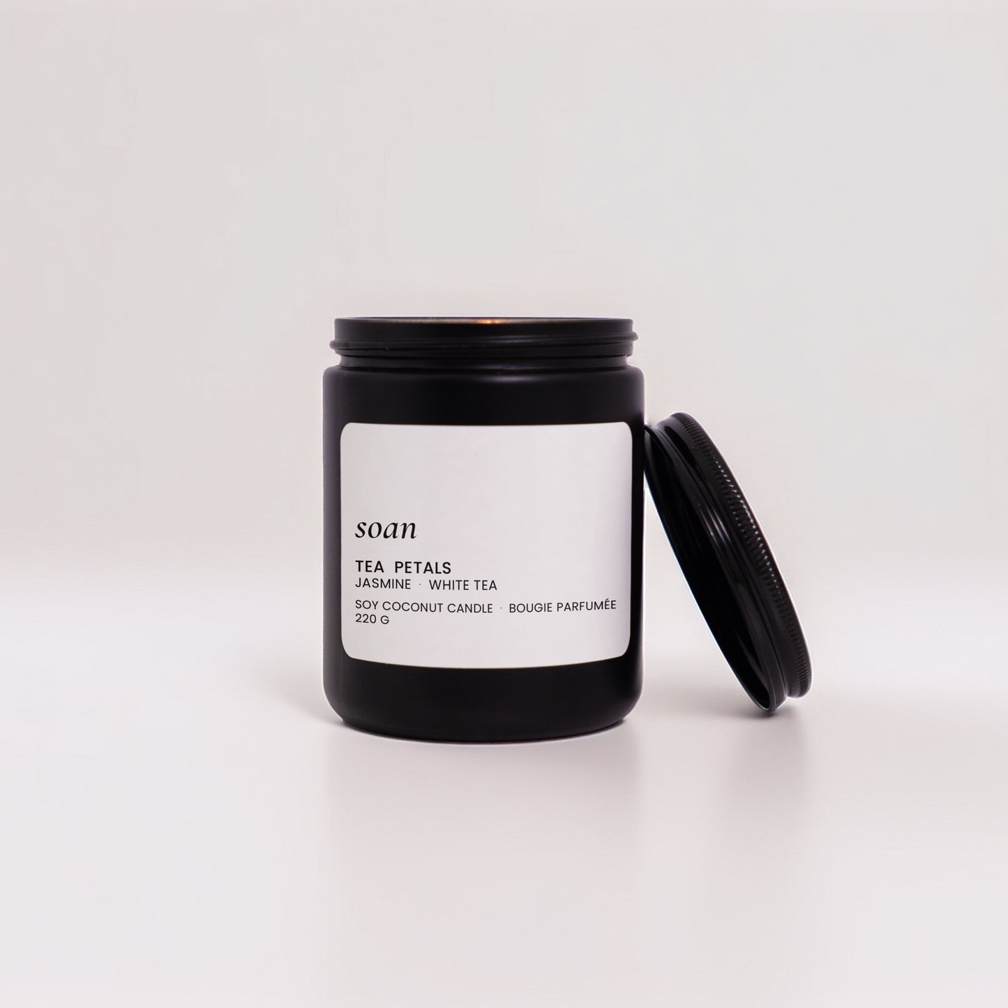 Soan's Jasmine and greens scented soy candle