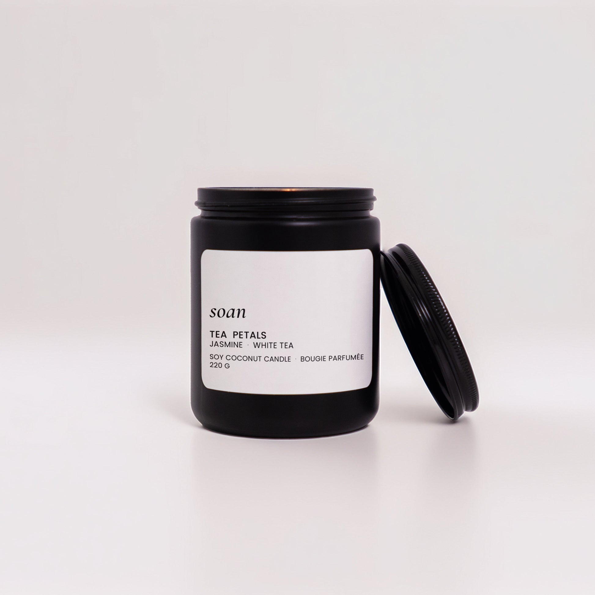 Soan's Jasmine and greens scented soy candle