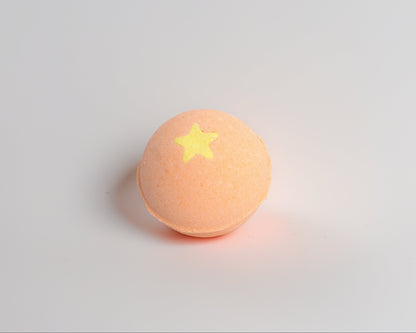 Epsom salt bath fizzies with coconut mango scent