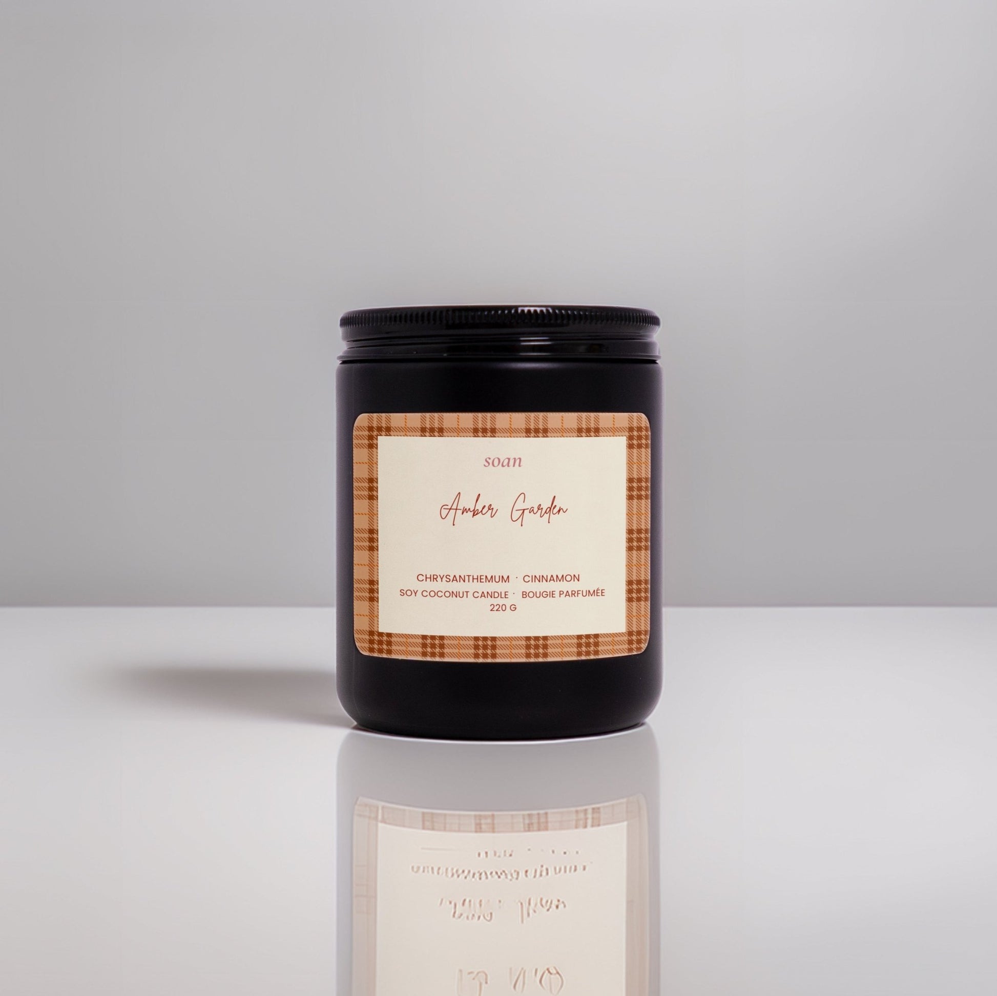 Amber Garden | Chrysanthemum + Cedar | Soy Candle - soan