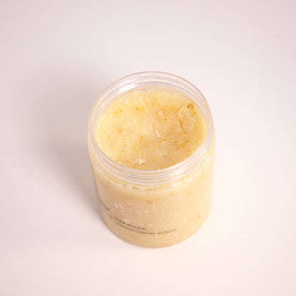 Citrus Glow Sugar Body Scrub | Organic Orange Peel + Shea Butter - soan