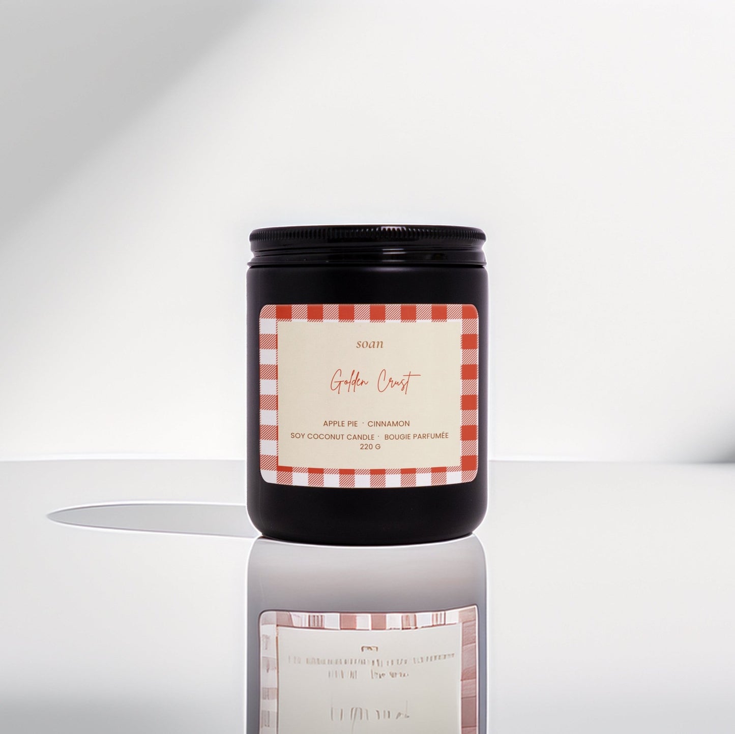 Golden Crust | Apple Pie + Cinnamon | Soy Candle - soan