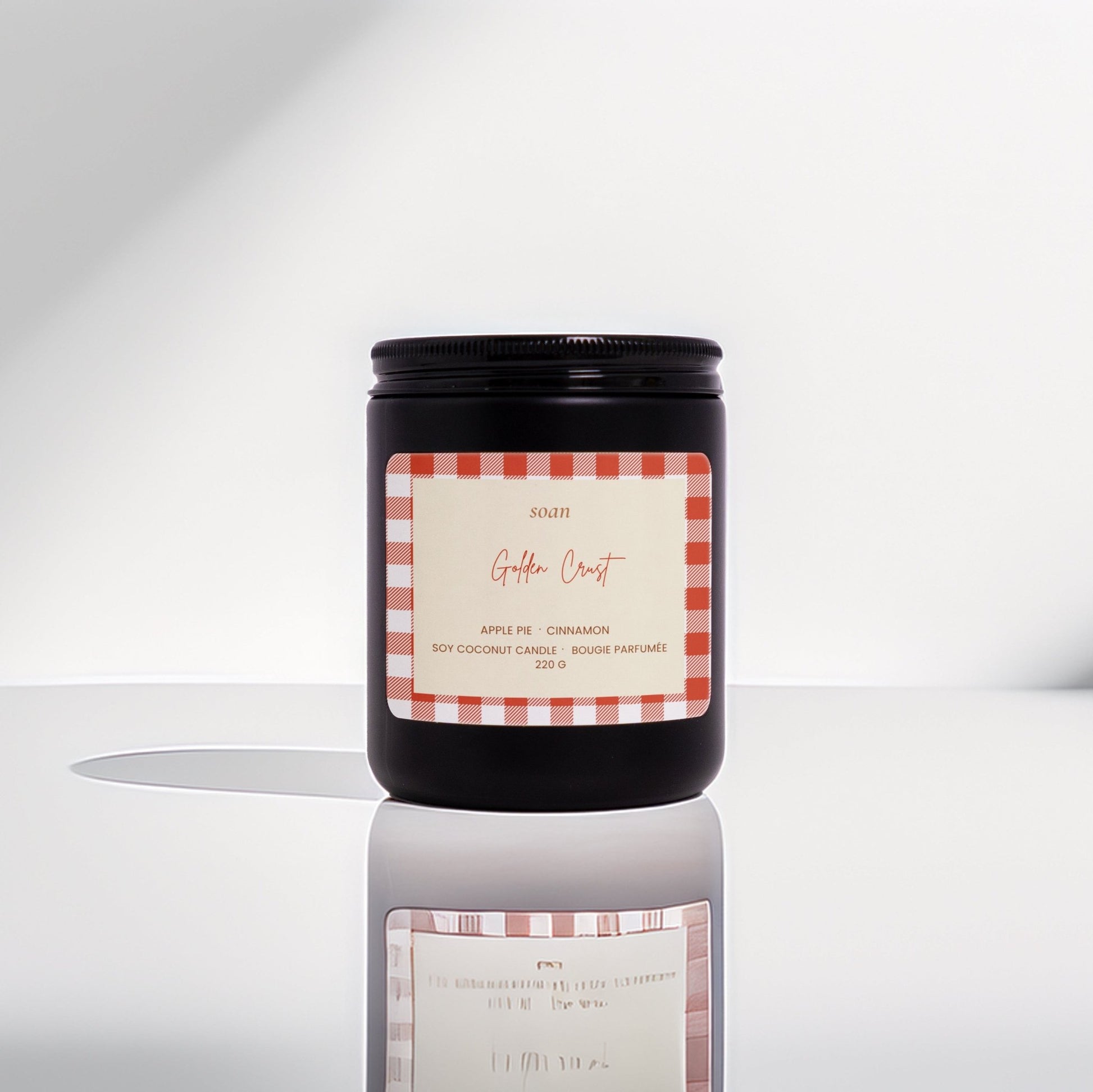 Golden Crust | Apple Pie + Cinnamon | Soy Candle - soan
