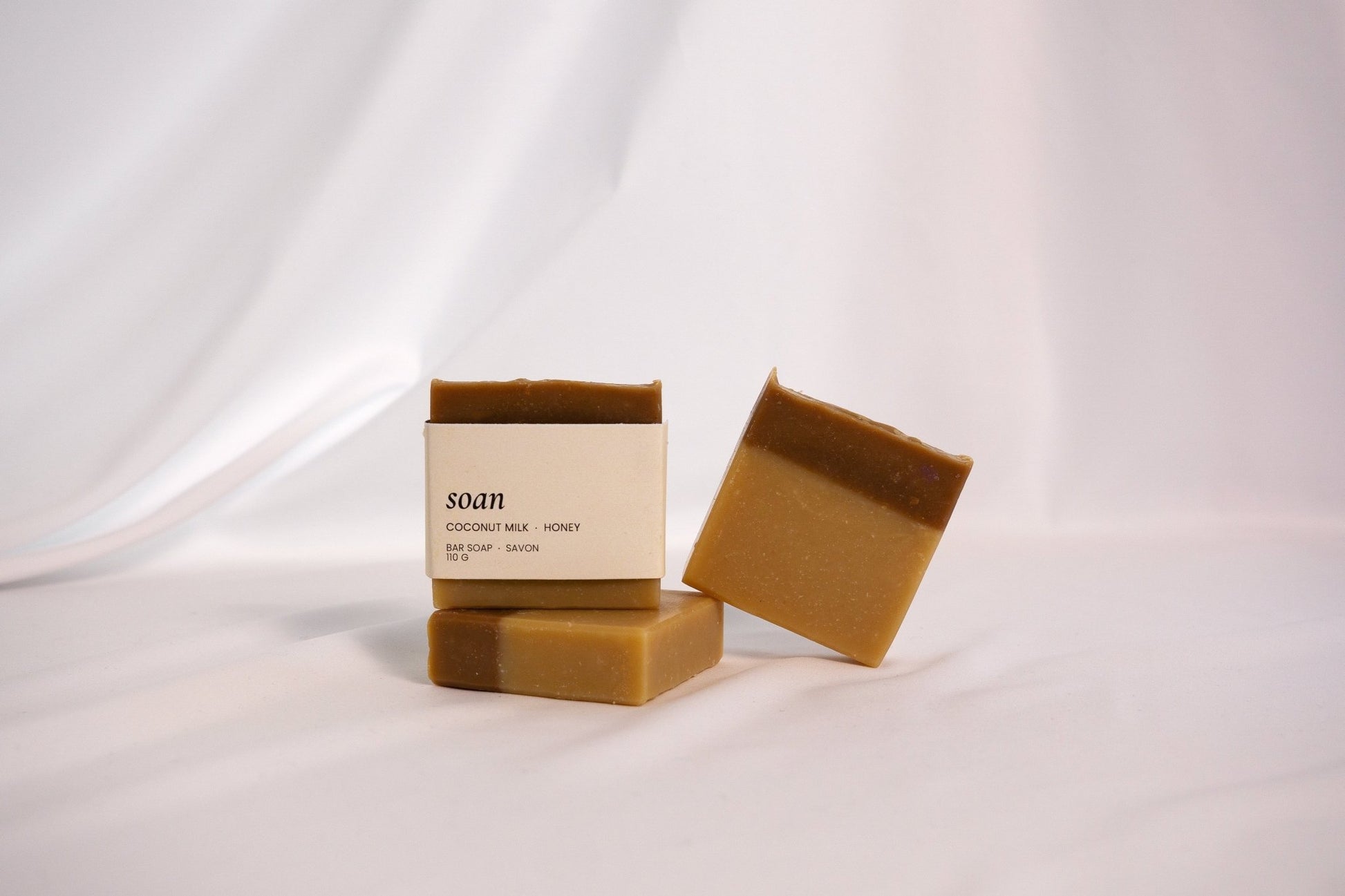 HONEY COCONUT MILK SOAP | HONEY OATMEAL - soan