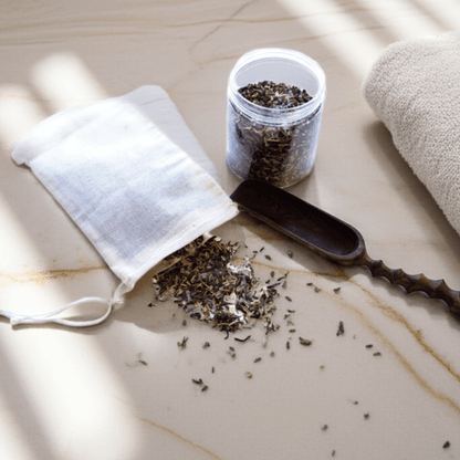 Inner Balance | Bath Salt | Mugwort + Licorice + Rooibos Bath Tea - soan