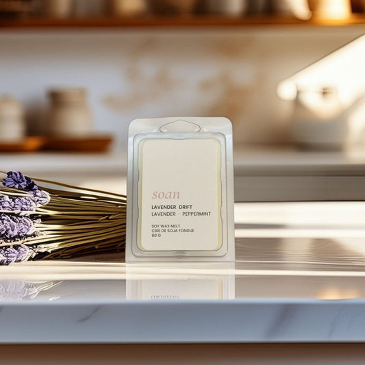 Lavender Drift | Lavender + Mint | WAX MELT - soan
