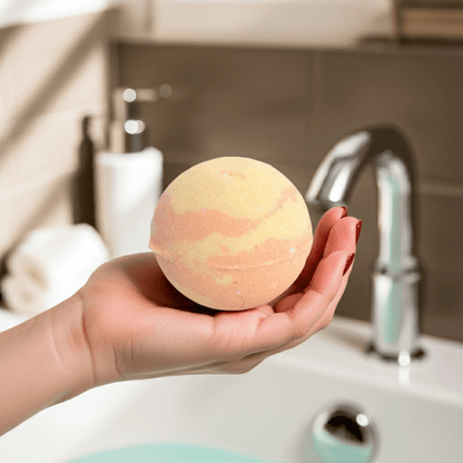 Lime Blossom Bubble Bath Bomb | Milk Bath Bomb | Bath Fizzy - soan