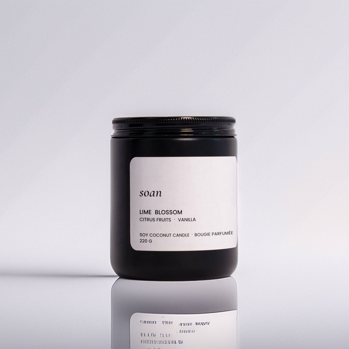 Lime Blossom | Citrus Fruits + Vanilla | Soy Candle - soan