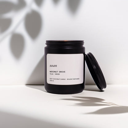 Moonlit Grove | Yuja + Hinoki | Soy Candle - soan