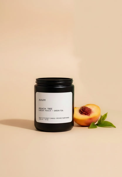 Peach Tree | Peach & Green Tea | Soy Candle