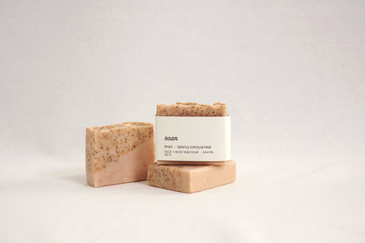 PHAT | RED BEAN FACE + BODY SOAP BAR | ESSENTIAL OILS - soan