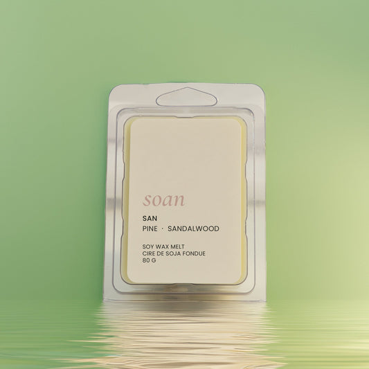 San | Pine + Sandalwood | Soy Wax Melt - soan