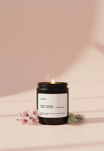 Soft Sakura – Cherry Blossom Soy Coconut Candle