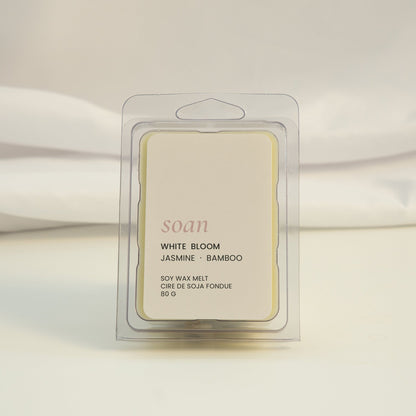 White Bloom | Jasmine + Bamboo | Soy Wax Melt - soan